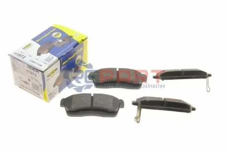 Фото Колодки гальмівні (передні) Subaru Justy IV 07-/Toyota Passo II 10-/Pixis Mega 15- ICER (181872) зображення 1