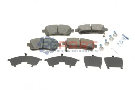 Колодки гальмівні (передні) Ford Fiesta VI 08-/Mazda 2 07-15/Subaru Justy 07 ICER 181881 Купити в Україні