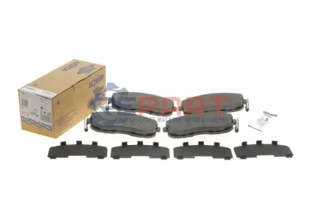 Дисковые тормозные колодки ICER 181882200 Купить в Украине