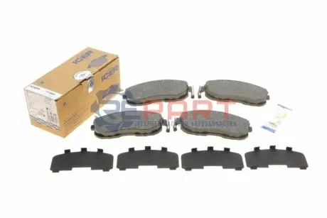 Фото 1 — Колодки гальмівні (передні) Renault Latitude/Nissan Juke/Cube 09-/Tiida 07-12/Suzuki SX4 06- ICER (181882) Фото Колодки гальмівні (передні) Renault Latitude/Nissan Juke/Cube 09-/Tiida 07-12/Suzuki SX4 06- ICER (181882) зображення 1