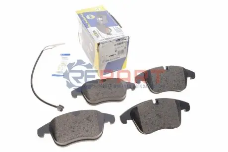 Фото Колодки гальмівні (передні) Citroen C5 04-/Peugeot 407 04-/508 10- (+датчики) ICER (181886203) зображення 1