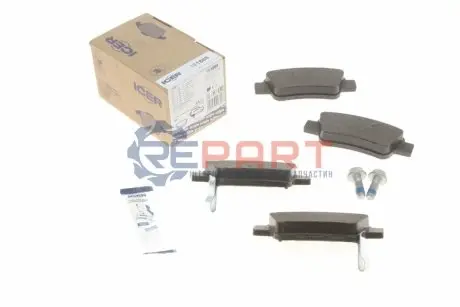 Фото 1 — Колодки гальмівні (задні) Honda CR-V III/IV 06- ICER (181888) Фото Колодки гальмівні (задні) Honda CR-V III/IV 06- ICER (181888) зображення 1