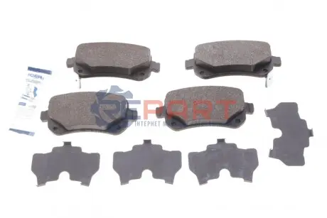 Фото Колодки гальмівні (задні) VW Routan 08-13/Chrysler Grand Voyager 07-/Dodge Journey 08- ICER (181910) зображення 1