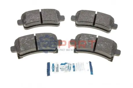 Фото Колодки гальмівні (задні) Opel Insignia 08-17/Chevrolet Malibu/Bentley Flying Spur 12-/Saab 9-5 10- ICER (181929) зображення 1