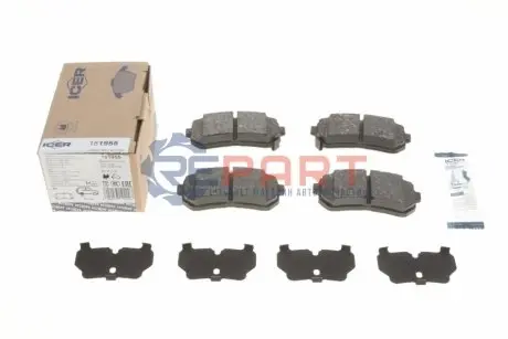 Фото 1 — Колодки гальмівні (задні) Hyundai Tucson 15-/Sonata 05-15/ix20/ix35/Kia Cerato/Sportage/Picanto 10- ICER (181955) Фото Колодки гальмівні (задні) Hyundai Tucson 15-/Sonata 05-15/ix20/ix35/Kia Cerato/Sportage/Picanto 10- ICER (181955) зображення 1