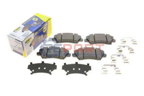 Тормозные колодки (передние) Hyundai Elantra 15-/Veloster 11-17/Kia Cerato/Forte 18- ICER 182029203 Купить в Украине