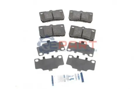 Фото Колодки гальмівні (задні) Lexus GS III/IV/IS II/III 05-/Toyota Crown XII/XIII 03-12/Mark X/Reiz 04- ICER (182060) зображення 1