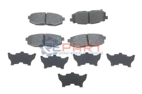 Колодки гальмівні (задні) Subaru Impreza/Outback 08-/Legacy 09-14/Forester 13 ICER 182088 Купити в Україні