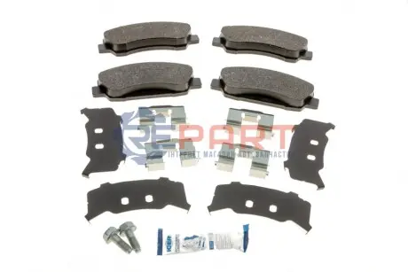 Колодки гальмівні (передні) Citroen C4 Cactus 14-/C-Elysee/Peugeot 301 12-/308 II 13- (з аксес.) ICER 182131 Купити в Україні