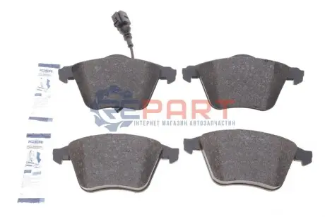 Фото Колодки гальмівні (передні) Audi A3/TT/Seat Leon 03-15/VW Golf VI/Jetta VI/Scirocco III 08-14 ICER (182148) зображення 1