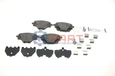 Колодки гальмівні (задні) Citroen C4 13-/C5/Peugeot 508 18-/308 13-/3008/5008 16-/Opel Grandland 17 ICER 182161 Купити в Україні
