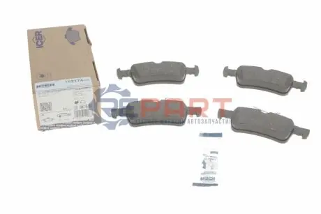Колодки гальмівні (задні) Peugeot 308i/SW 07 ICER 182174208 Купити в Україні