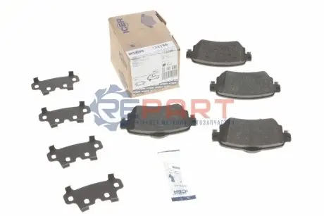 Колодки гальмівні (задні) Nissan Leaf 17-/Qashqai/X-trail 13-/Renault Kadjar 15-/Koleos 16 ICER 182188 Купити в Україні