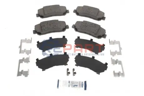 Фото Комплект тормозных колодок (дисковых).) ICER (182196) изображение 1