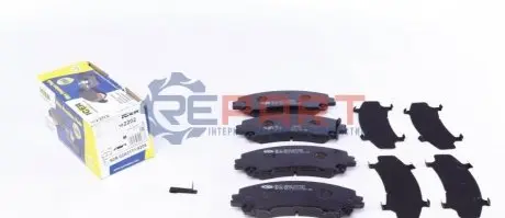 Фото Колодки гальмівні (передні) Nissan Rogue 07-13/X-Trail/Infiniti Q50/Q60/QX50 13-/Renault Koleos 16- ICER (182202) зображення 1