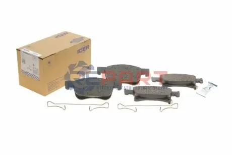 Тормозные колодки (передние) Opel Corsa E 14-/Chevrolet Orlando 18- ICER 182221 Купить в Украине