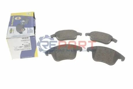 Тормозные колодки (передние) Ford Mondeo 12- ICER 182231-203 Купить в Украине