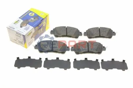 Колодки гальмівні (передні) Mazda 2 14-/Nissan Sunny/Toyota Yaris 11 ICER 182235 Купити в Україні