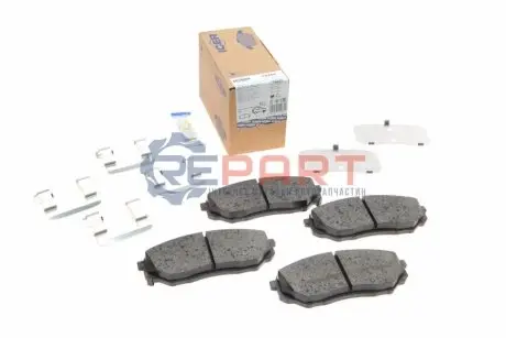 Колодки тормозные (передние) Hyundai Santa Fe IV/Kia Sorento 2.0-3.3 15- (Mando) ICER 182244 Купить в Украине