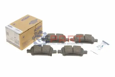 Тормозные колодки (задние) Chevrolet Cruze/Bolt/Opel Astra K 15- ICER 182257-208 Купить в Украине