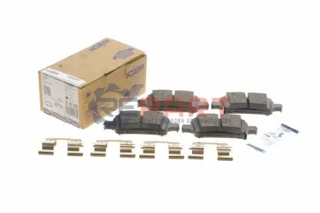 Фото Колодки гальмівні (задні) Chevrolet Cruze 15-/Bolt 16-/Opel Astra K 15- ICER (182257) зображення 1