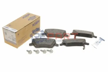 Фото Колодки гальмівні (передні) Fiat Tipo 15-/Dodge Neon 16- ICER (182275-207) зображення 1