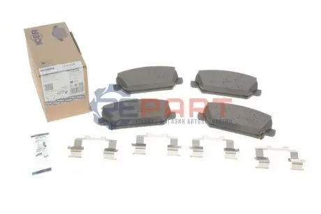 Колодки гальмівні (передні) Hyundai i30/Grandeur/Kia Optima/K5 15 ICER 182306 Купити в Україні