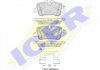 Комплект гальмівних колодок (дискових) ICER 182360 (фото 1)