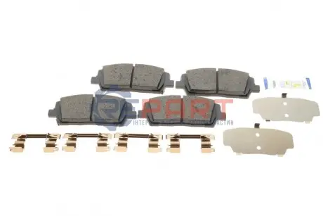 Колодки гальмівні (передні) Hyundai Santa Fe/Palisade 18-/Kia Sorento 15-/Telluride 19 ICER 182378 Купити в Україні