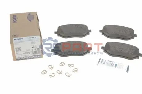 Тормозные колодки (передние) Renault Clio V/Nissan Micra V 18- ICER 182383 Купить в Украине