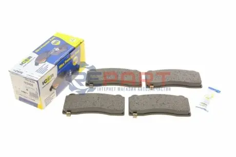 Фото Колодки гальмівні (передні) Tesla Model 3 17-/Model Y 19- (+датчик) ICER (182406) зображення 1