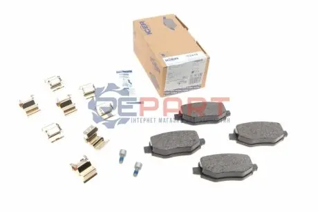 Фото 1 — Колодки гальмівні (задні) Citroen C4 20-/Peugeot 2008/208/Opel Corsa F 19-/Mokka 20- ICER (182418) Фото Колодки гальмівні (задні) Citroen C4 20-/Peugeot 2008/208/Opel Corsa F 19-/Mokka 20- ICER (182418) зображення 1