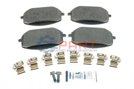 Фото 1 — Колодки гальмівні (передні) Citroen Berlingo/C5/Peugeot Partner/308/508 18- ICER (182438) Фото Колодки гальмівні (передні) Citroen Berlingo/C5/Peugeot Partner/308/508 18- ICER (182438) зображення 1