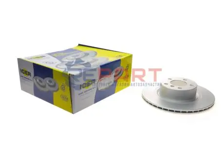 Фото Диск гальмівний (задній) BMW X3 (F25) 11-17/X4 (F26) 14-18 (330x20) (з покриттям) (вентильований) ICER (78BD2216-2) изображение 1