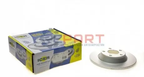 Фото 1 — Диск гальмівний (передній) Audi A4 94-01 (280х13) (з покриттям) (повний) ICER (78BD40642) Фото Диск гальмівний (передній) Audi A4 94-01 (280х13) (з покриттям) (повний) ICER (78BD40642) зображення 1