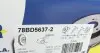 Фото Диск гальмівний (задній) Audi A3/Skoda Octavia/VW Caddy 03-/Golf 08- (272x10)(з покр.)(повний) ICER (78BD56372) зображення 5