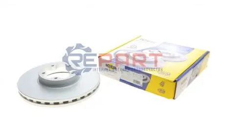 Фото Диск гальмівний (передній) Ford Transit V363 13- (RWD) (308х31) (з покриттям) (вентильований) ICER (78BD6548-1) изображение 1