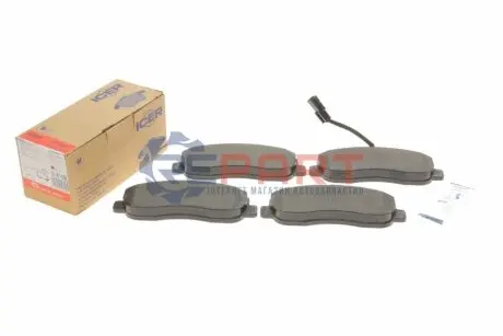 Фото 1 — Комплект тормозных колодок (дисковых).) ICER (LM1999) Фото Комплект тормозных колодок (дисковых).) ICER (LM1999) изображение 1