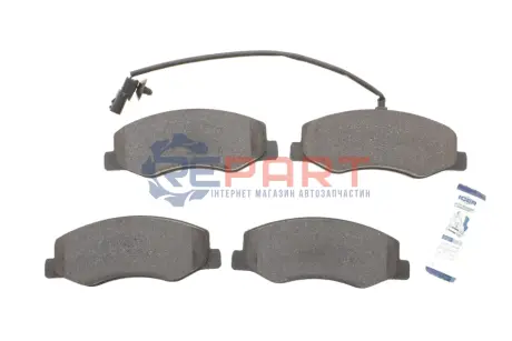Колодки гальмівні (задні) Renault Master III/Opel Movano B/Nissan NV400 10- (+датчик)(спарка) ICER LM2000 Купити в Україні