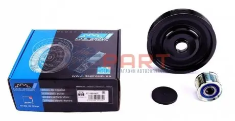 Шкив коленвала + шкив генератора Renault Megane/Laguna 2.0 16V 02- (7PK) IJS GROUP 171031KIT
