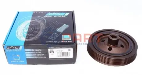 Фото Шків колінвалу Ford Connect 1.8D 02- (6PK) IJS GROUP (171042) зображення 1