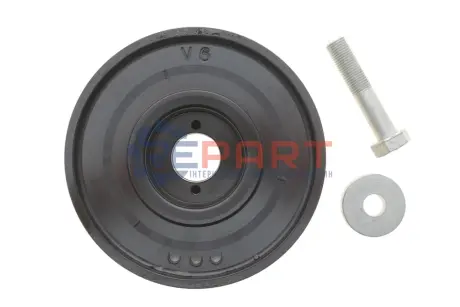 Шків колінвалу + шків генератора Citroen Berlingo/Jumpy/Peugeot Expert 1.9D/2.0HDI 98- (6PK) (з болтами) IJS GROUP 171085SET Купити в Україні