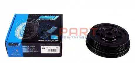 Фото Шків колінвалу Citroen Jumper/Fiat Ducato/Peugeot Boxer 2.0-3.0 HDI 01- (4PK/6PK) IJS GROUP (171126) зображення 1