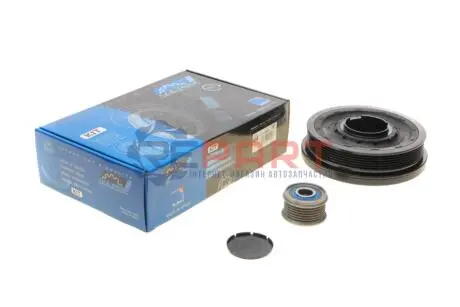 Фото Шків колінчастого валу + шків генератора BMW 5 (F10) 10-11 N57 D30 IJS GROUP (17-1138KIT) зображення 1