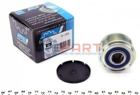 Фото Шків генератора Renault Kangoo 1.5dCi 08- IJS GROUP (301054) зображення 1