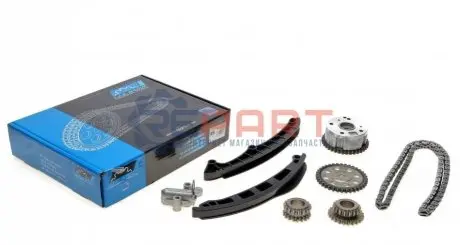 Фото Комплект ланцюга ГРМ VW Golf V/VI 1.4TSI 10/03-, 90/118kw (z=130/18-18/36/36) (повний) IJS GROUP (401003VVT) зображення 1