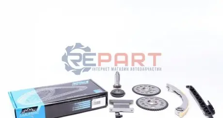 Комплект ланцюга ГРМ Opel Vectra B/C/Astra G 2.0-2.2.2 01- (ланцюг, натяжник, шестерня) IJS GROUP 401005FK