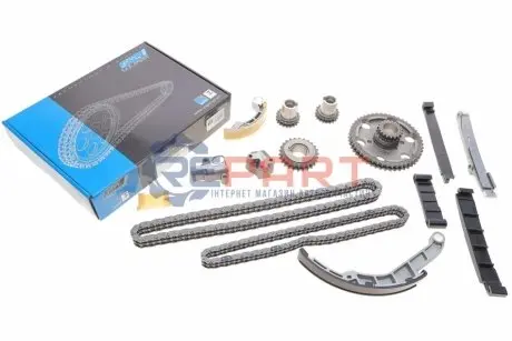 Фото Комплект ланцюга ГРМ Nissan Pathfinder 2.5 dCi 05- (ланцюг, натяжник, шестерня) IJS GROUP (401008FK) зображення 1