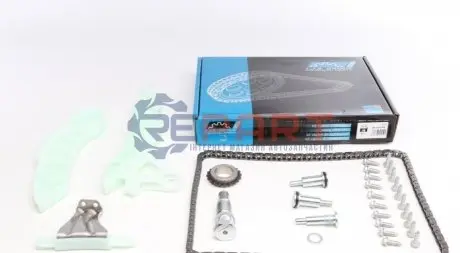 Комплект ланцюга ГРМ Citroen Berlingo/Peugeot Partner 1.6 VTi 09- (ланцюг, натяжник, шестерня) IJS GROUP 401011FK Купити в Україні