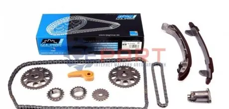 Фото Комплект ланцюга ГРМ Toyota Avensis/Camry 00-09 (ланцюг, натяжник, шестерня) IJS GROUP (401014FK) зображення 1